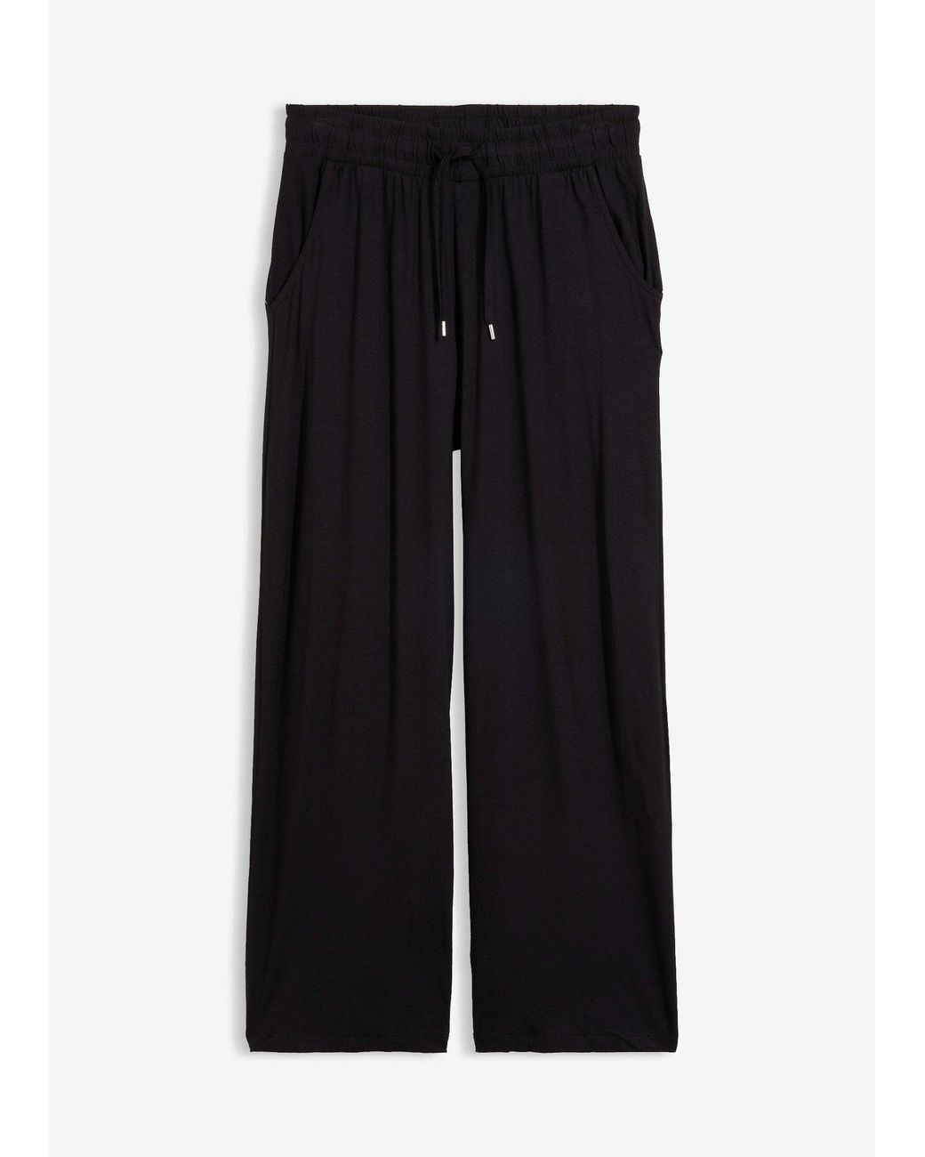 bonprix Jersey Broek in het Black
