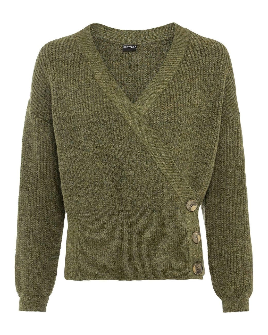 Pull Cache-Cœur Oversize bonprix en coloris Green