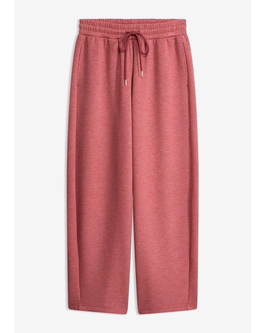 bonprix Sweatpants Van Scuba in het Pink