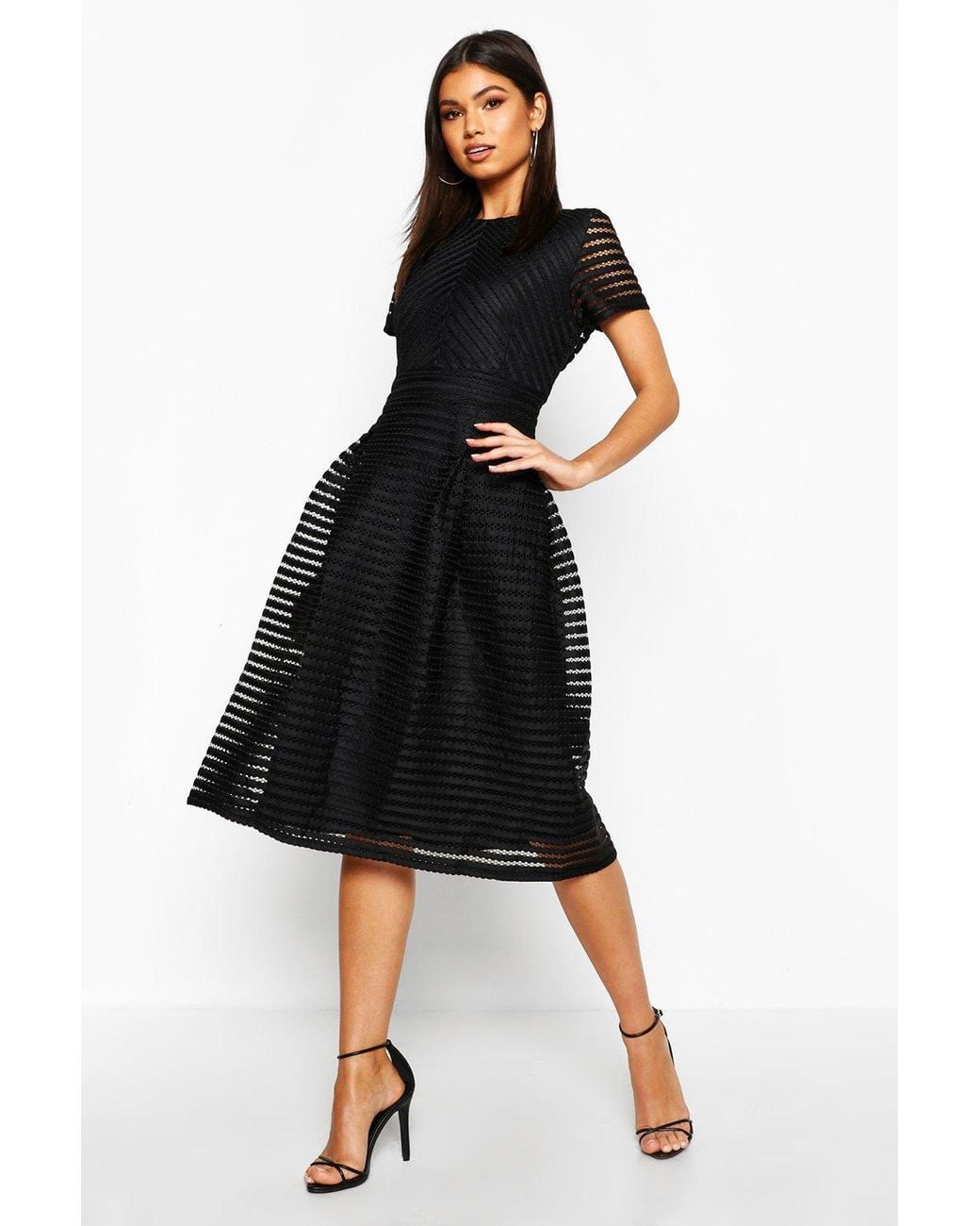 Boohoo Satin Boutique Full Skirted Prom 