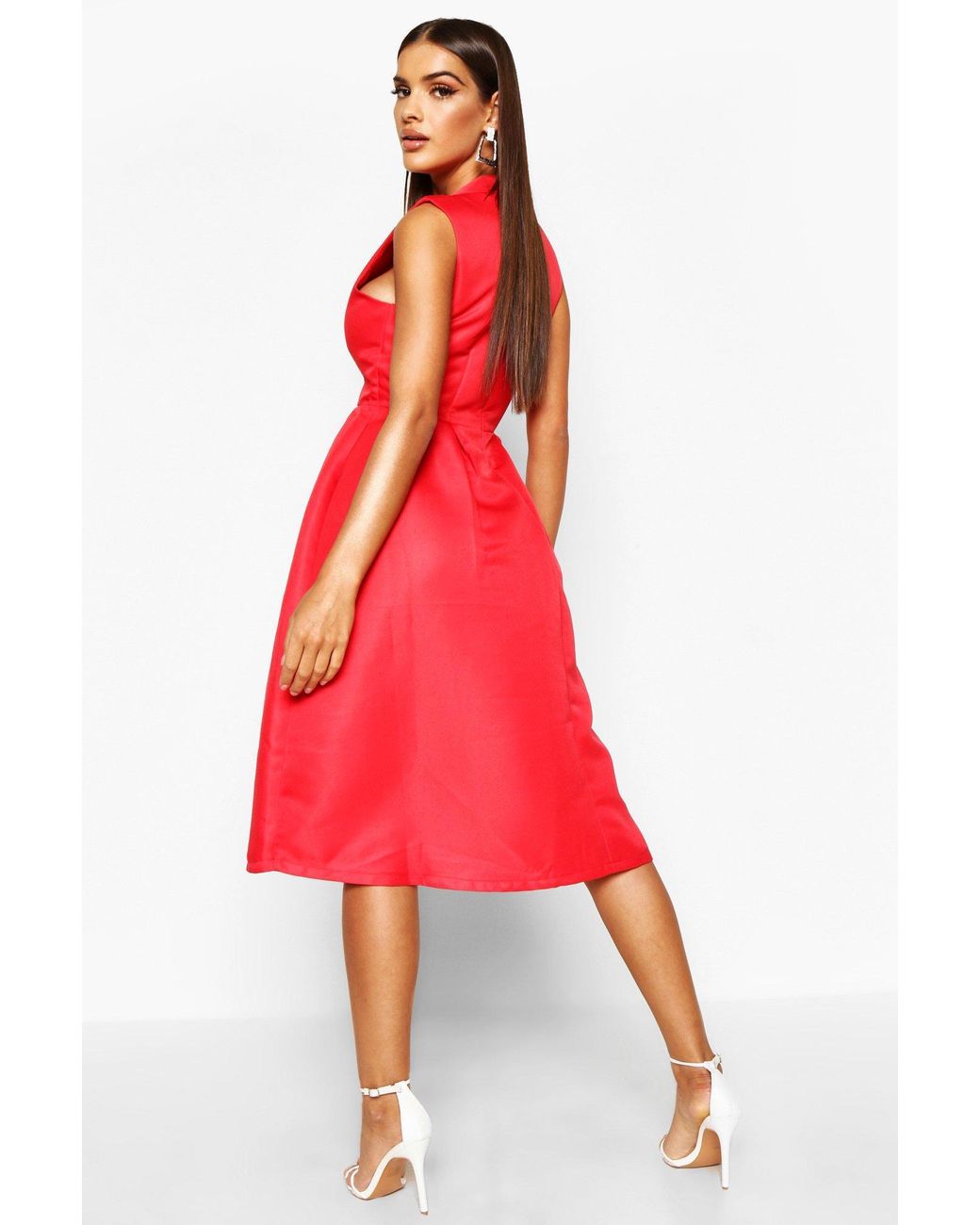 boohoo black prom dress