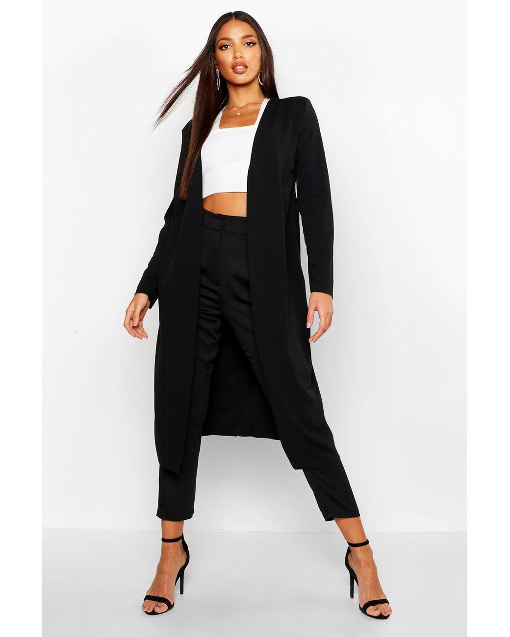 maxi duster jacket