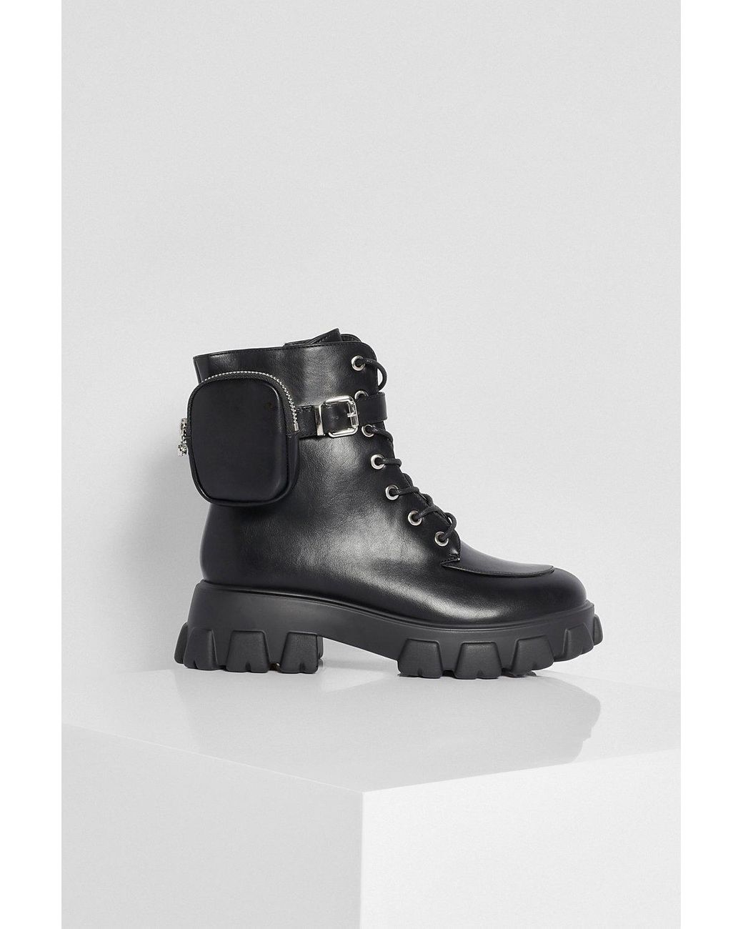 chunky sole hiker boots
