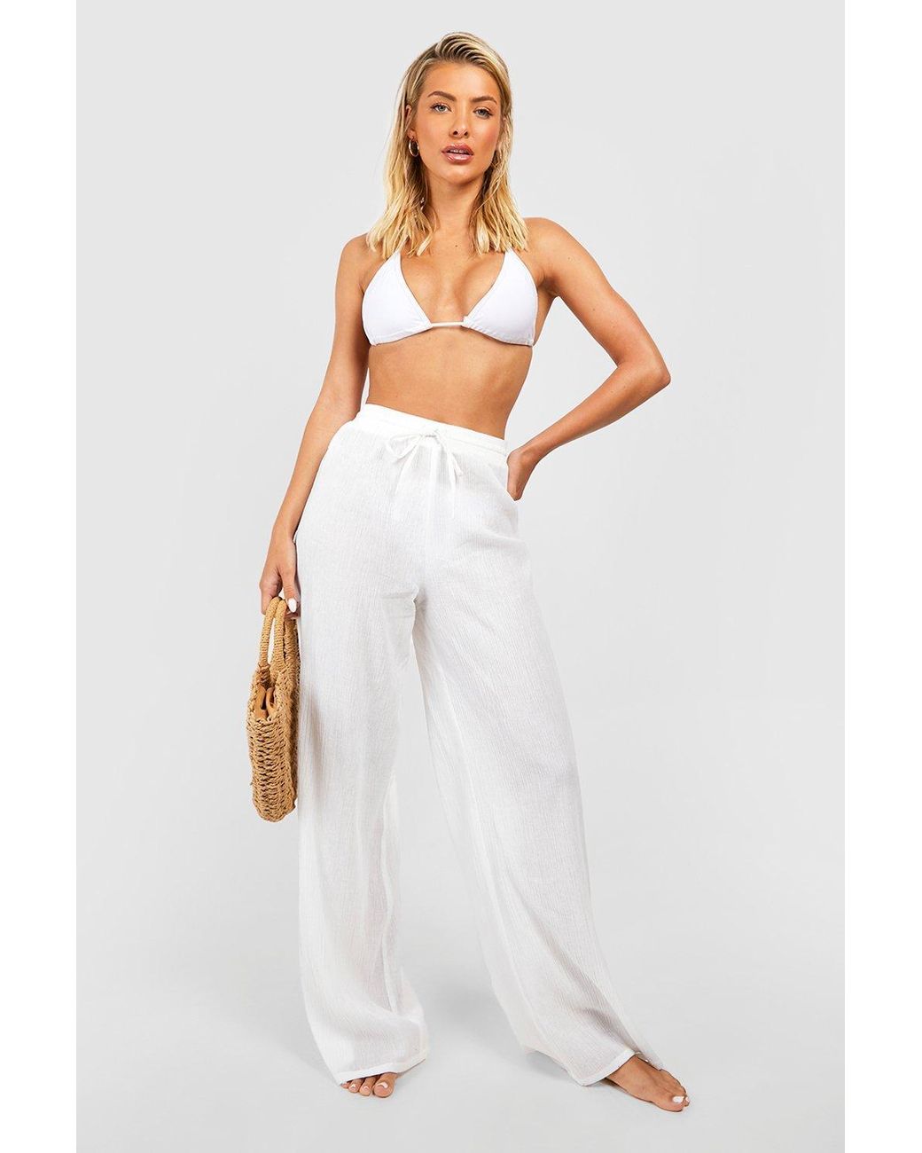 The Best White Linen Beach Pants of The Summer  JetsetChristina