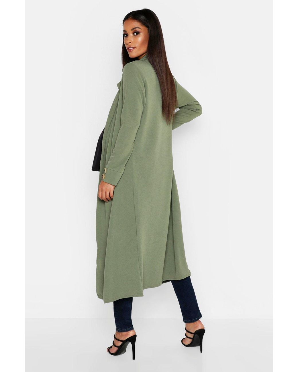 maternity duster coat