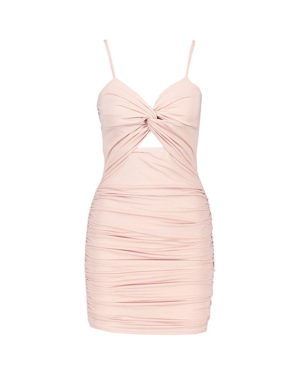 dusty pink bardot lace frill sleeve midi dress
