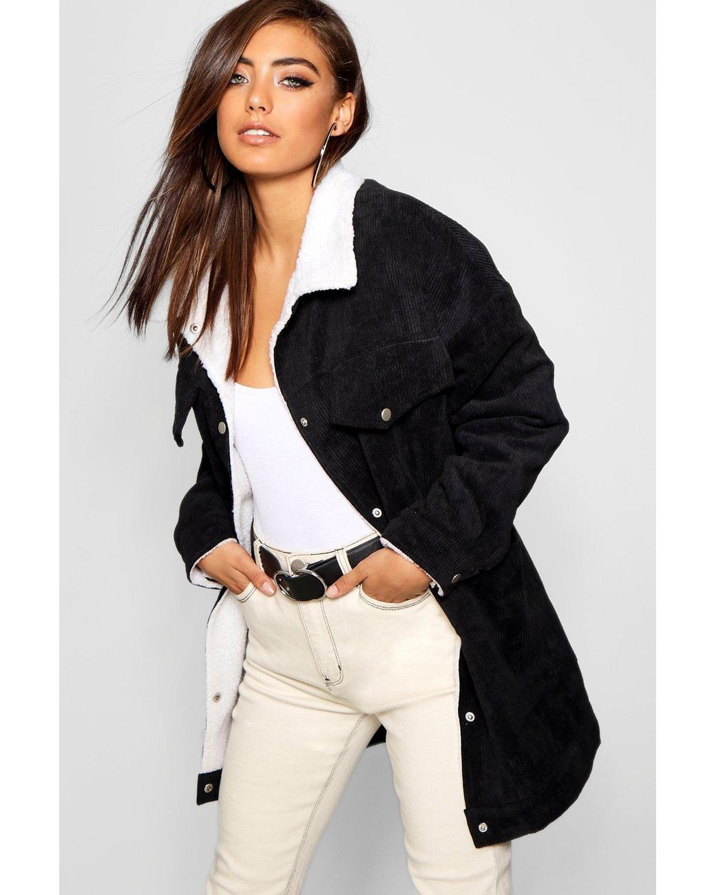 black borg trucker jacket