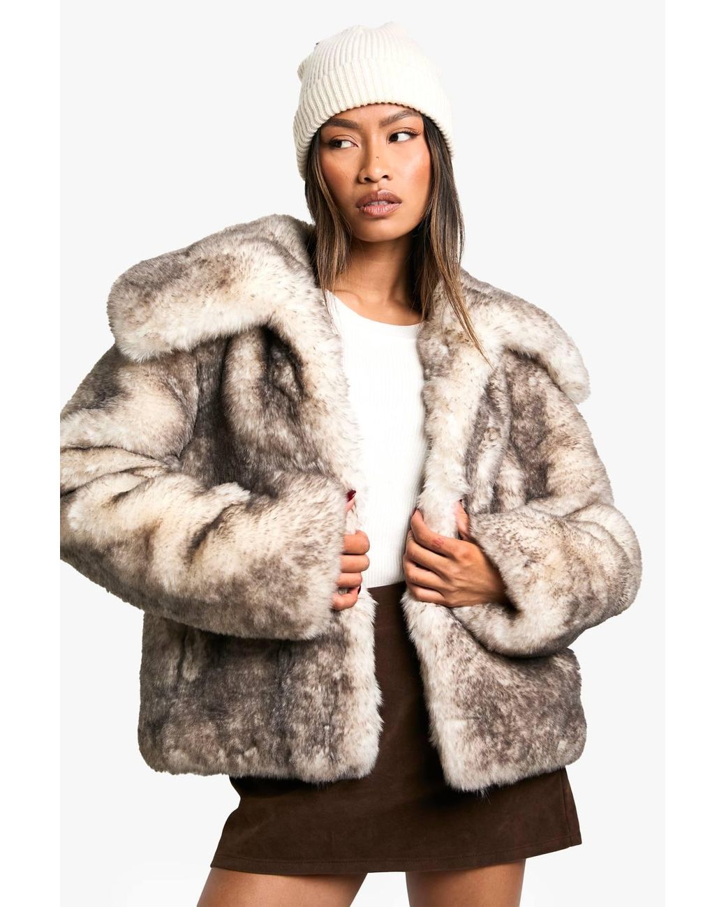 Boohoo Fake Fur Coats Cheap Boohoo Pink Fur Coat Textured Bonded