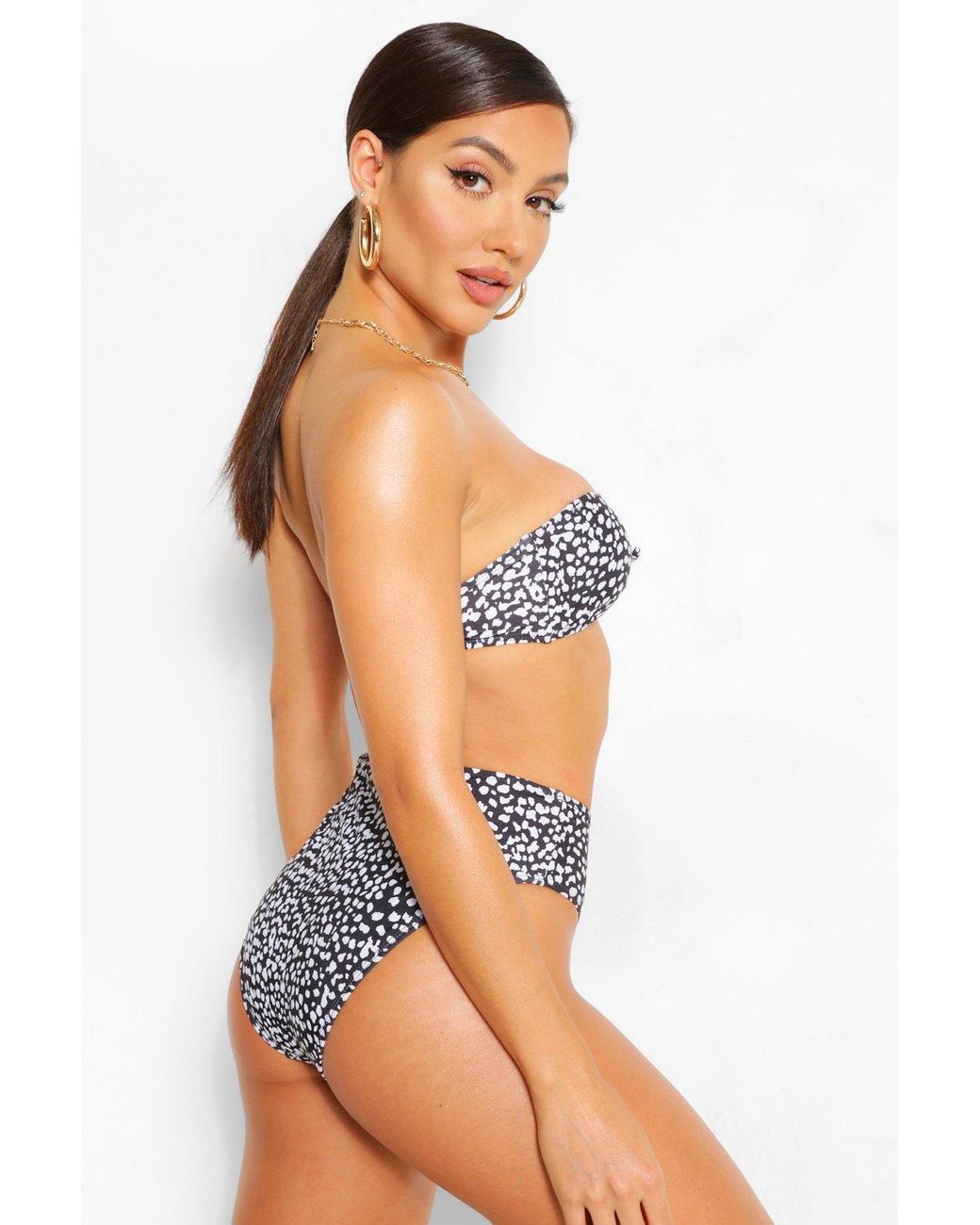 dalmation print swimsuit