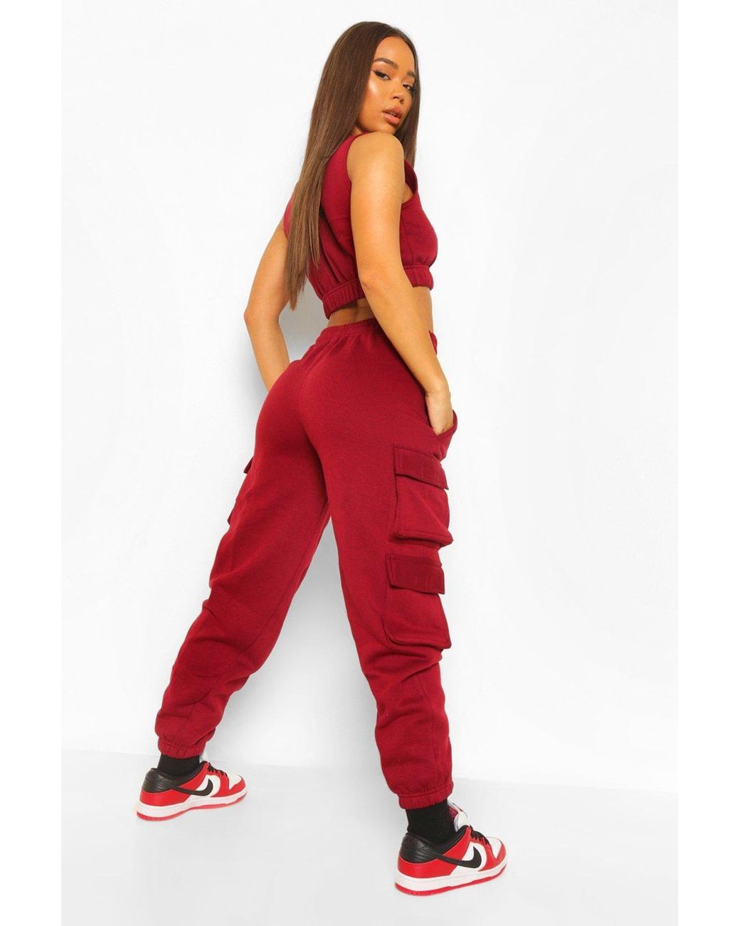 crop top and jogger