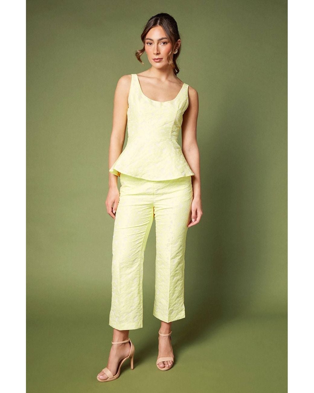 Coast Green Jacquard Trouser