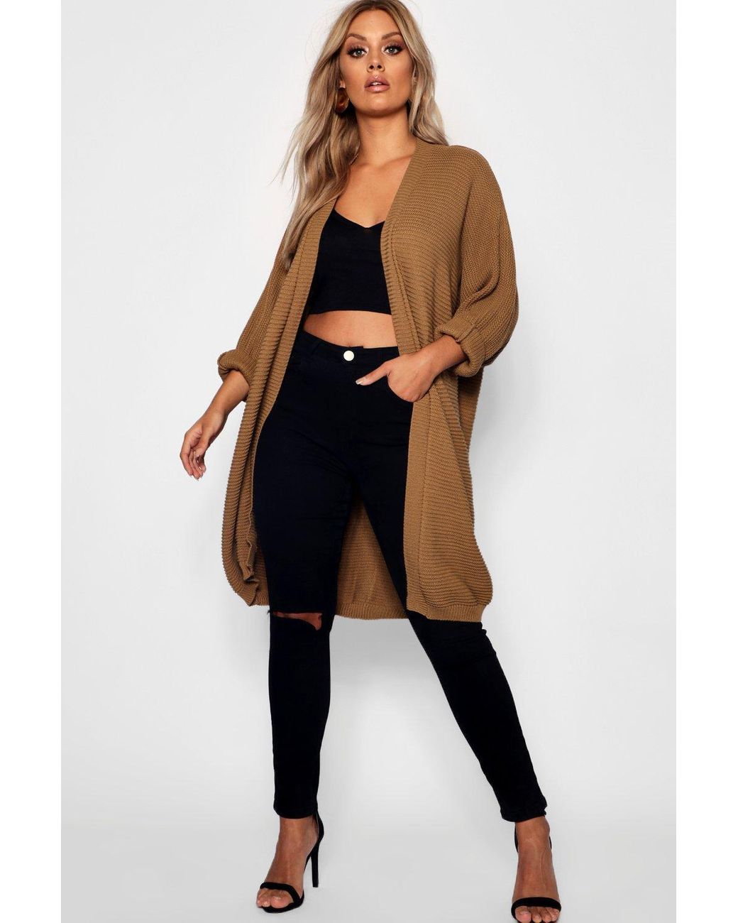 boohoo knitted cardigan