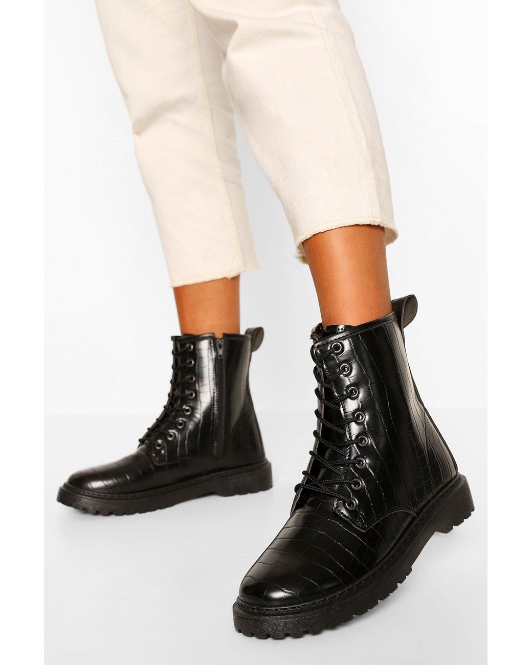 wide fit croc boots