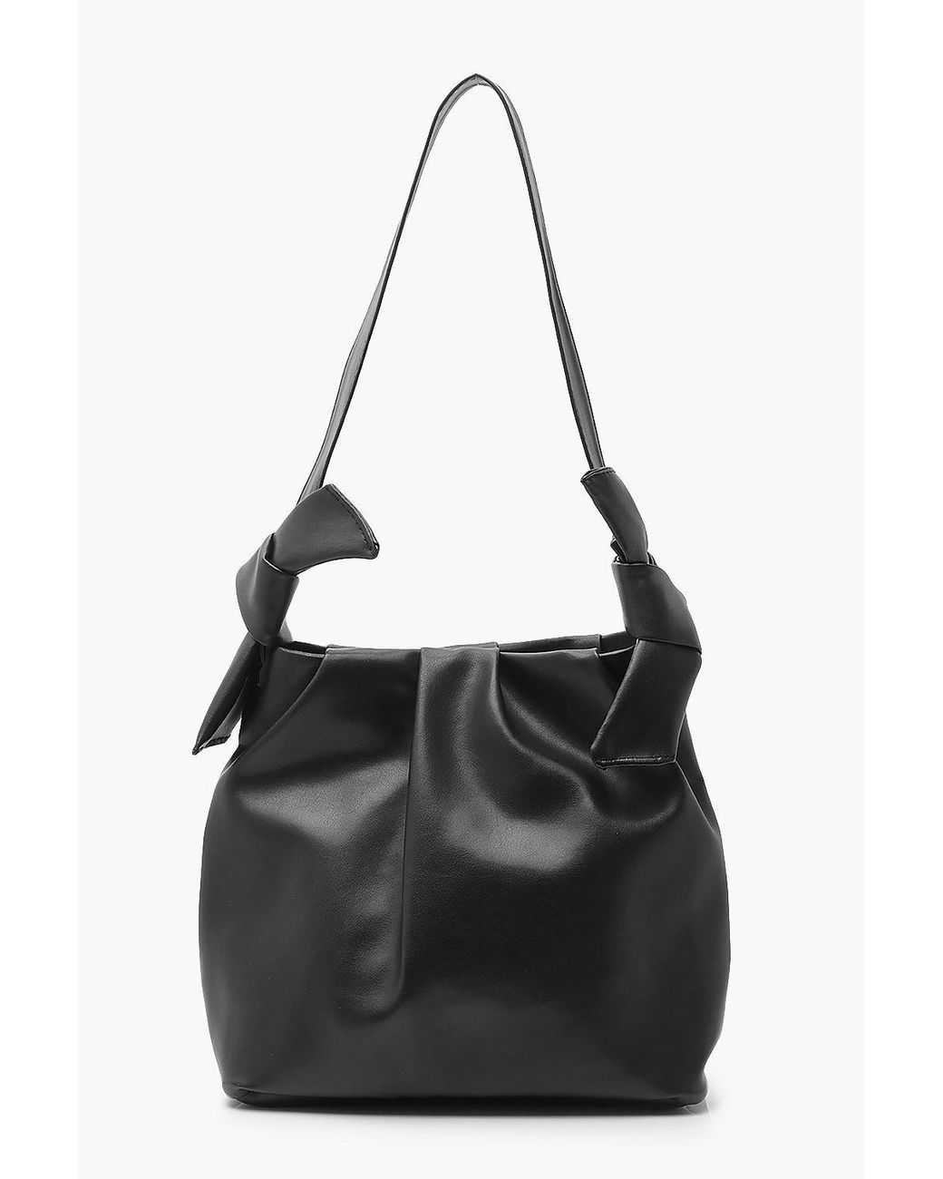 black slouch tote bag