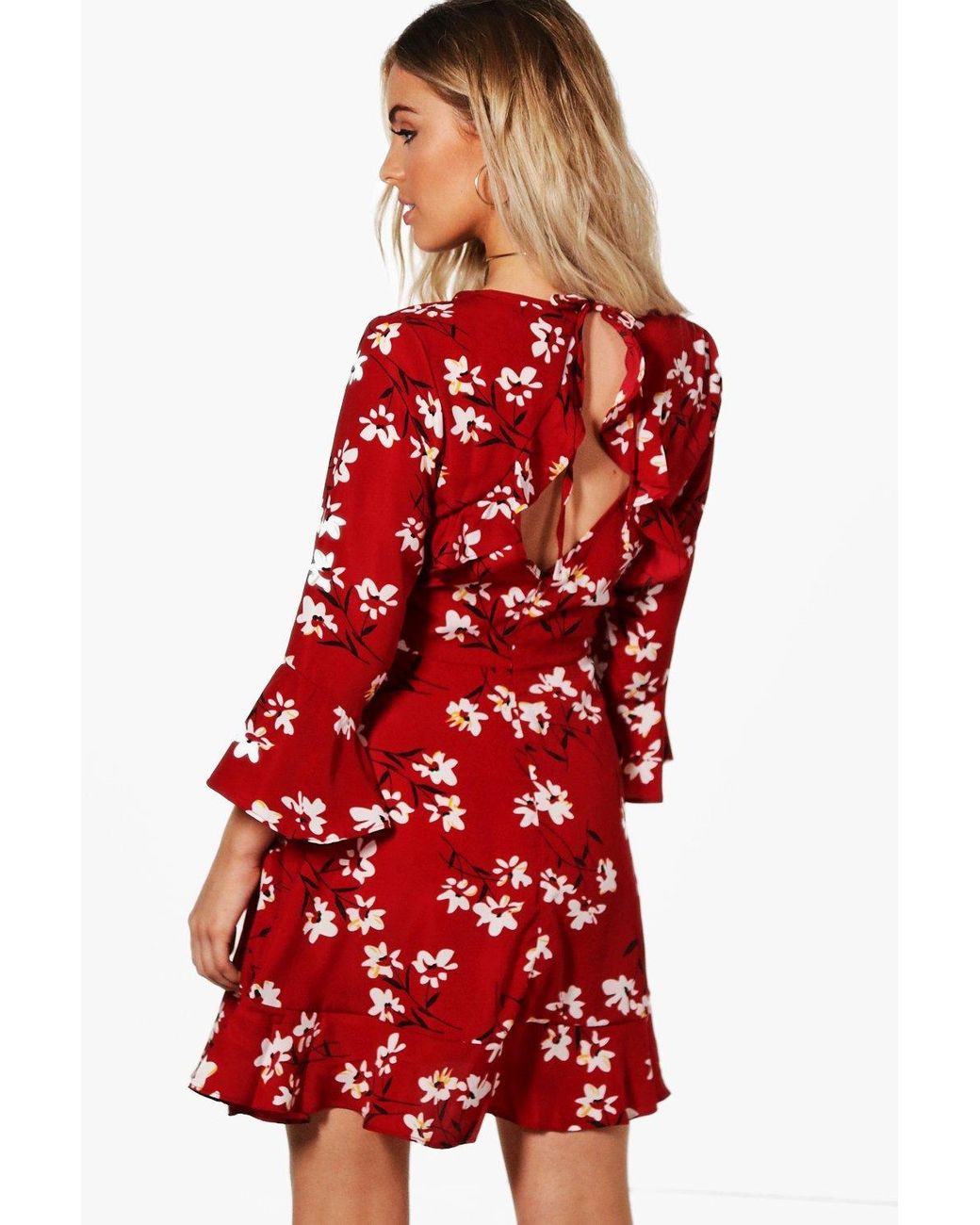 womens floral tea dress