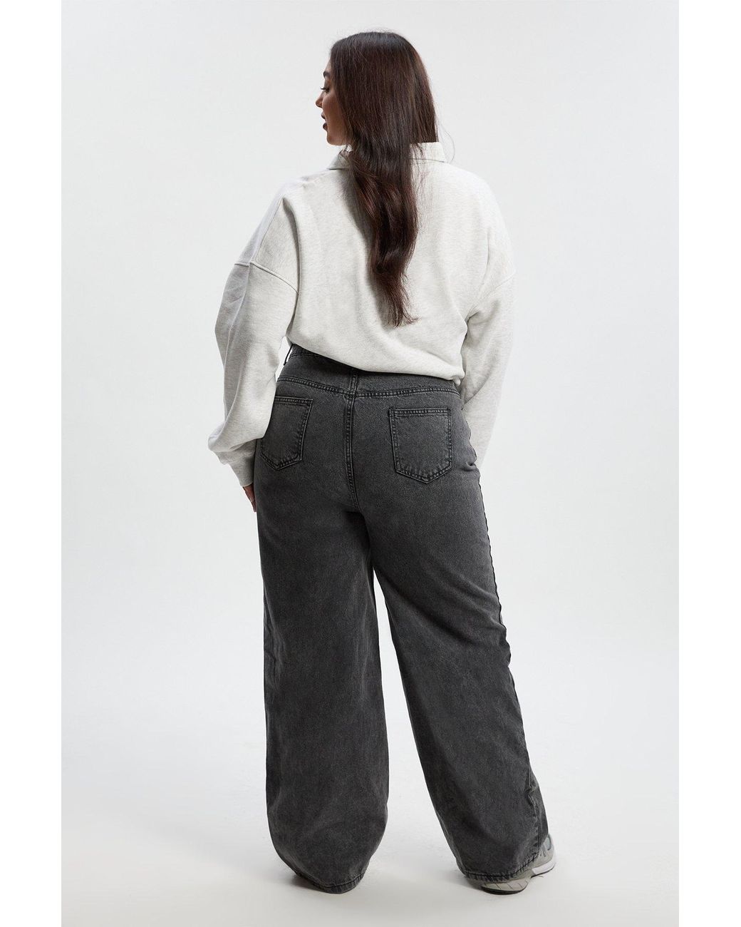Boohoo Black Plus Basic Straight Leg Jeans