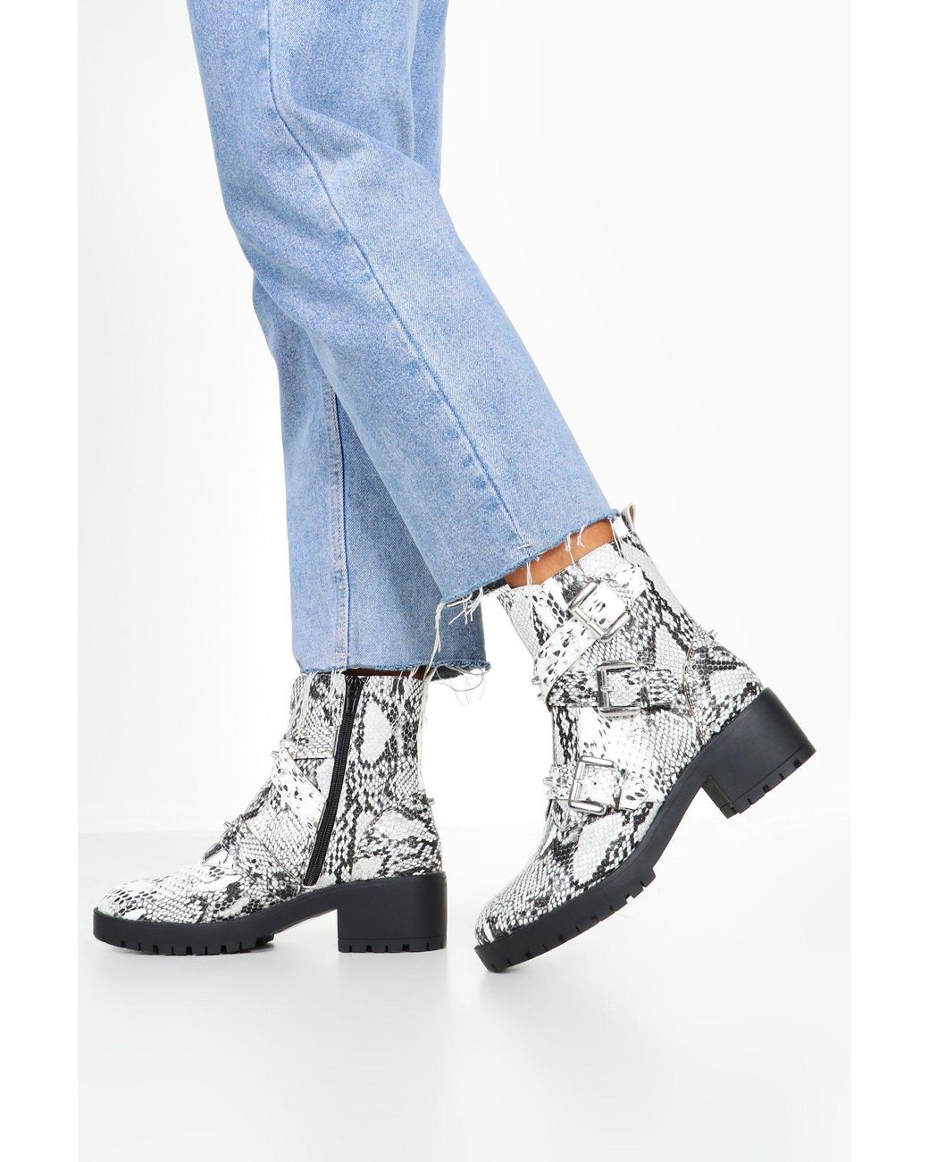 womens chunky hiker boots
