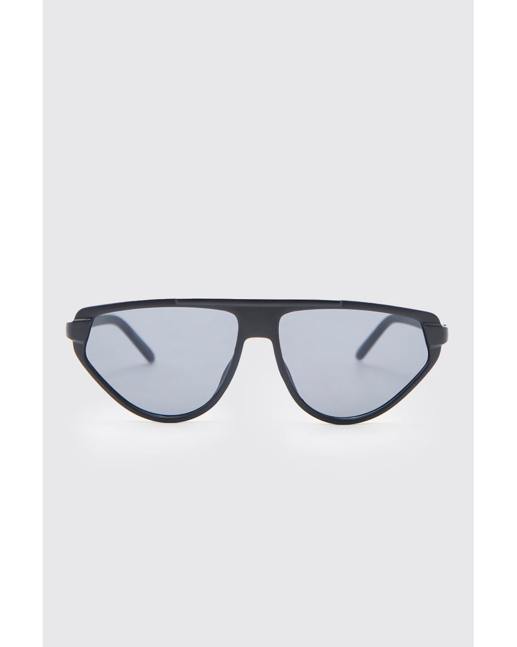 Gafas De Sol De Plástico Gruesas Hexagonales de Boohoo de color Blanco Mujer Accesorios de Gafas de sol de 