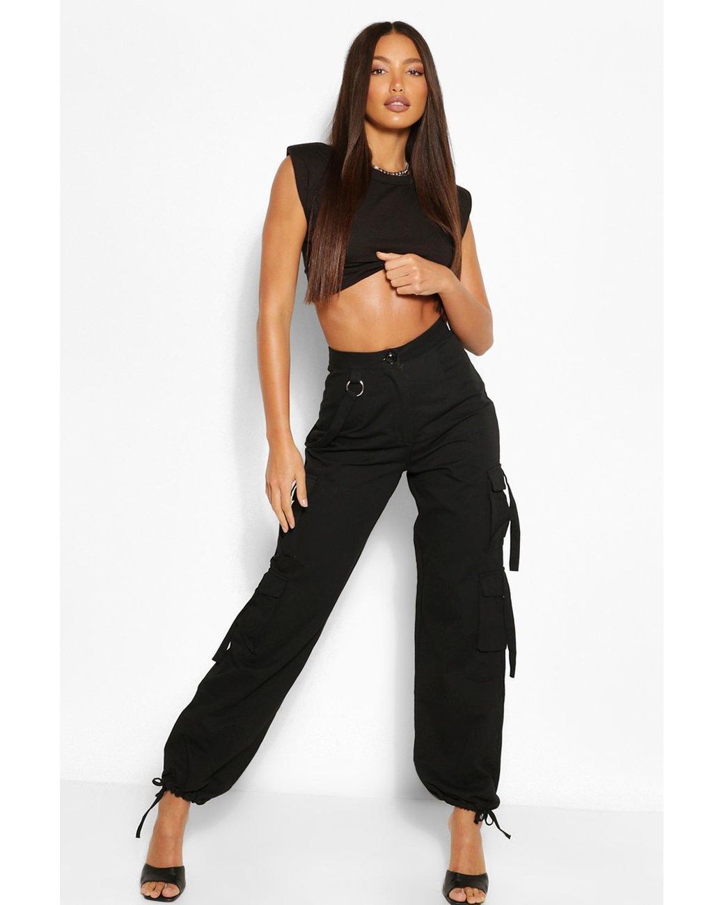 boohoo combat trousers