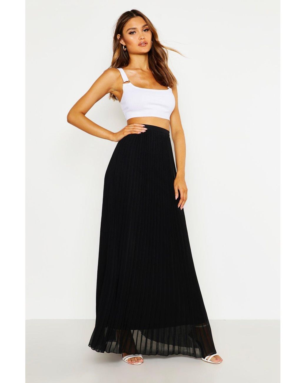 boohoo maxi skirts