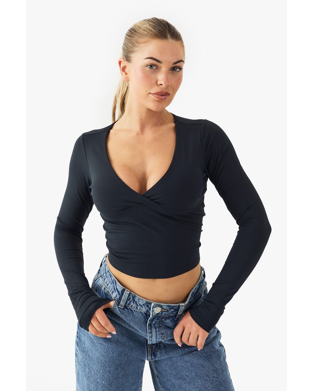 Boohoo Blue Buttery Soft Built