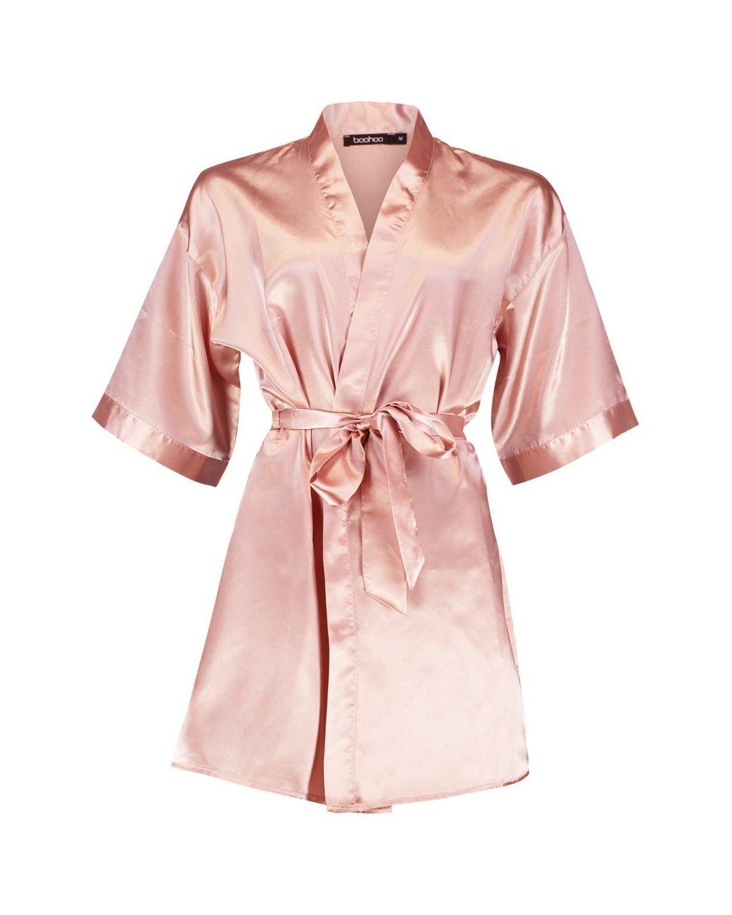 boohoo bride robe