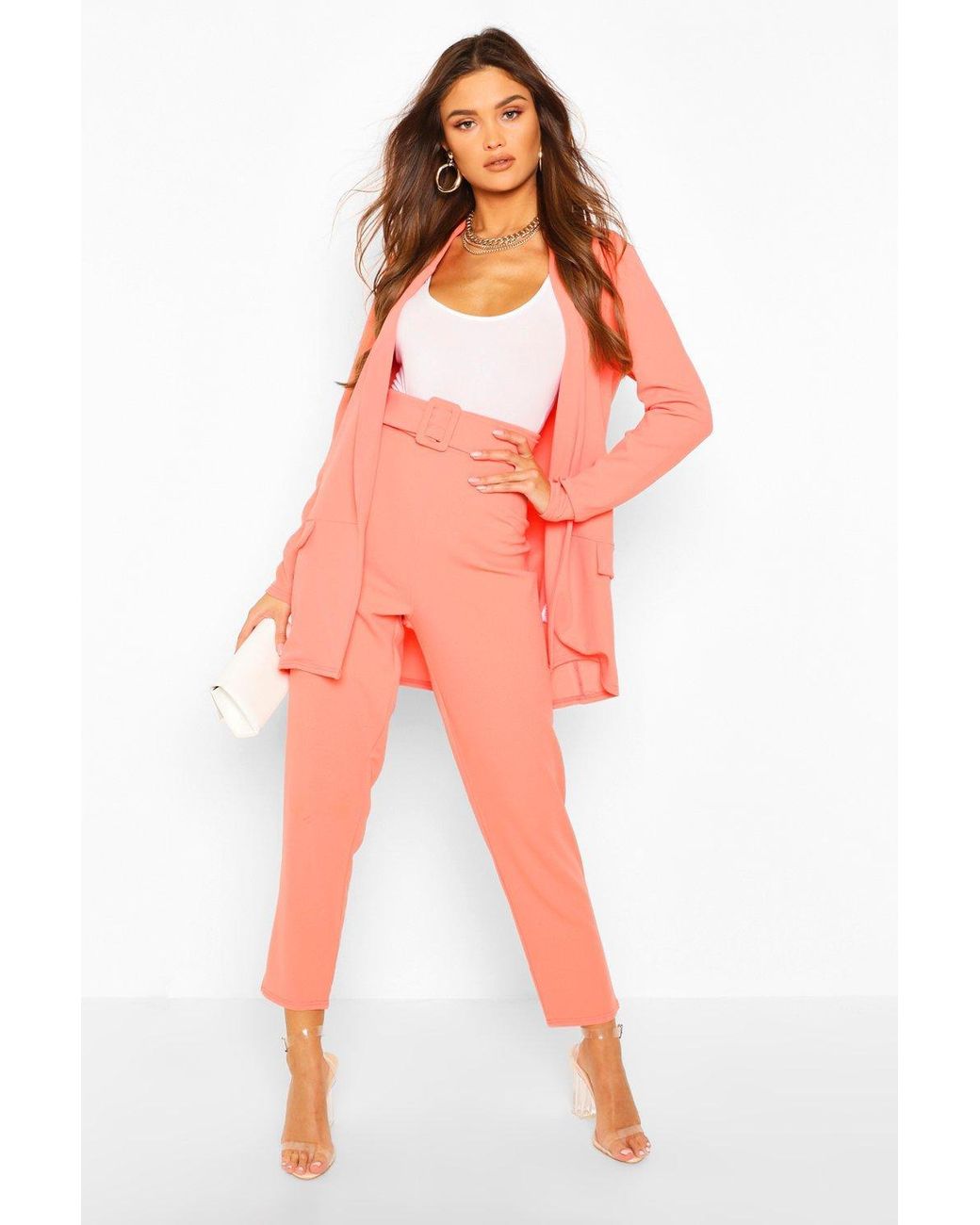 tailored pants suit