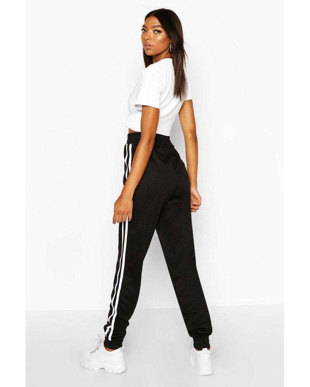 side stripe joggers womens
