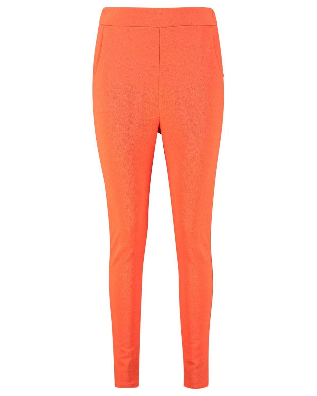 orange skinny trousers