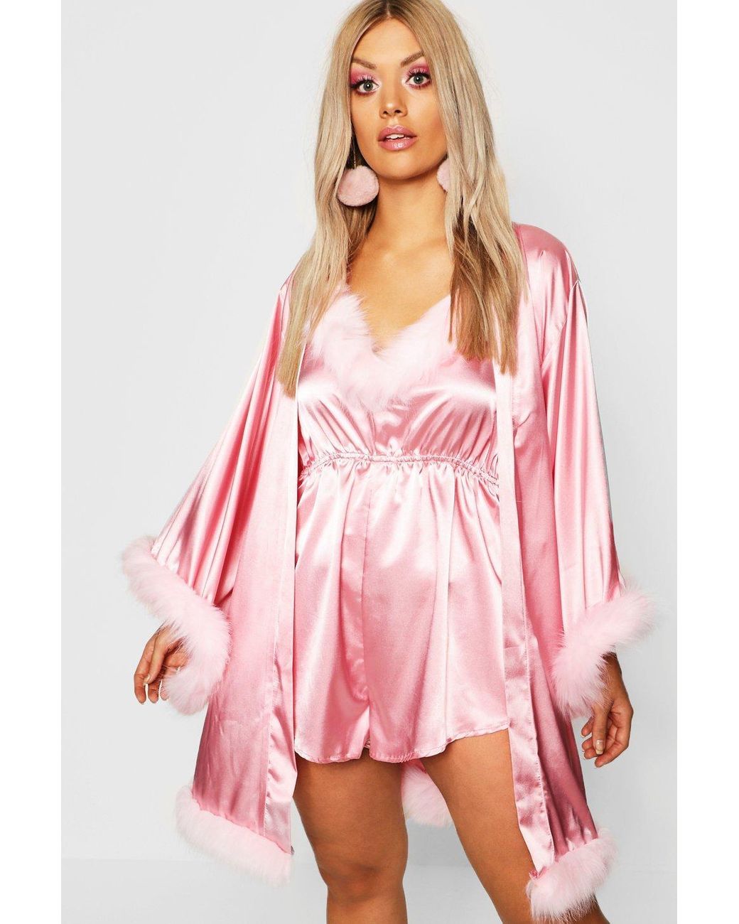 fluffy nightgown