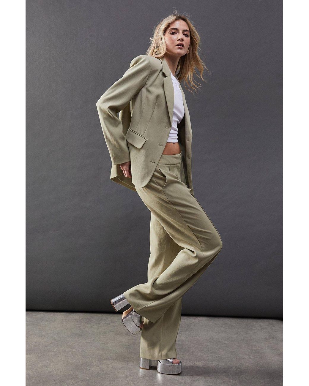 Warehouse Gray Premium Single Breasted Blazer