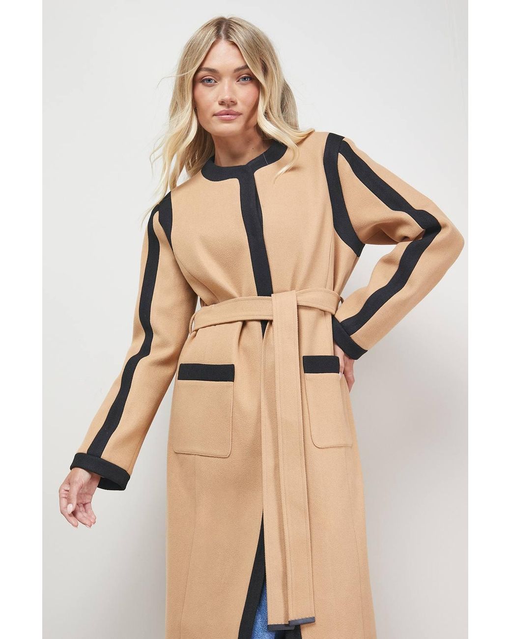 Oasis Blue Tipped Coat