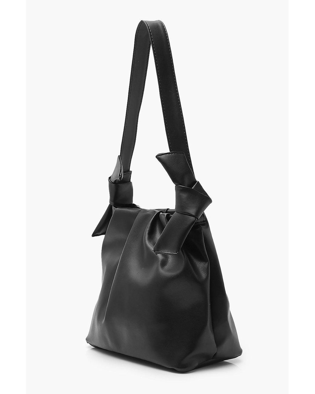 black tote bag boohoo