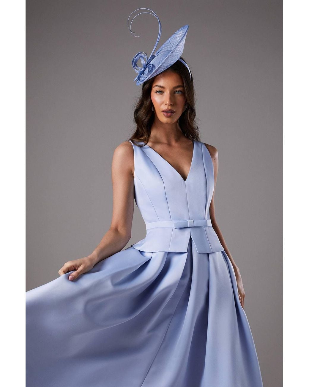 strapless open back dress Giambattista Valli Draped-Shoulder Maxi Dress