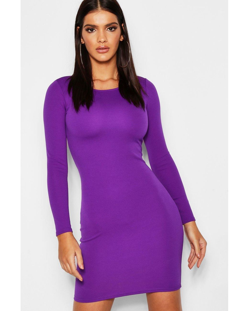 Boohoo Synthetic Long Sleeved Bodycon 