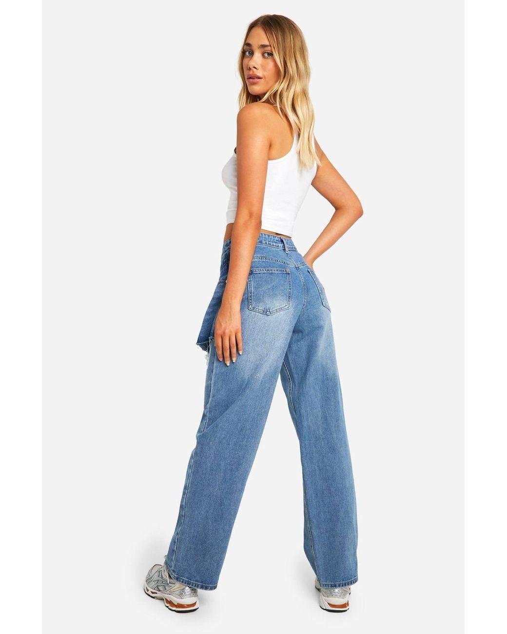 Boohoo Blue Boohoo Womens 2