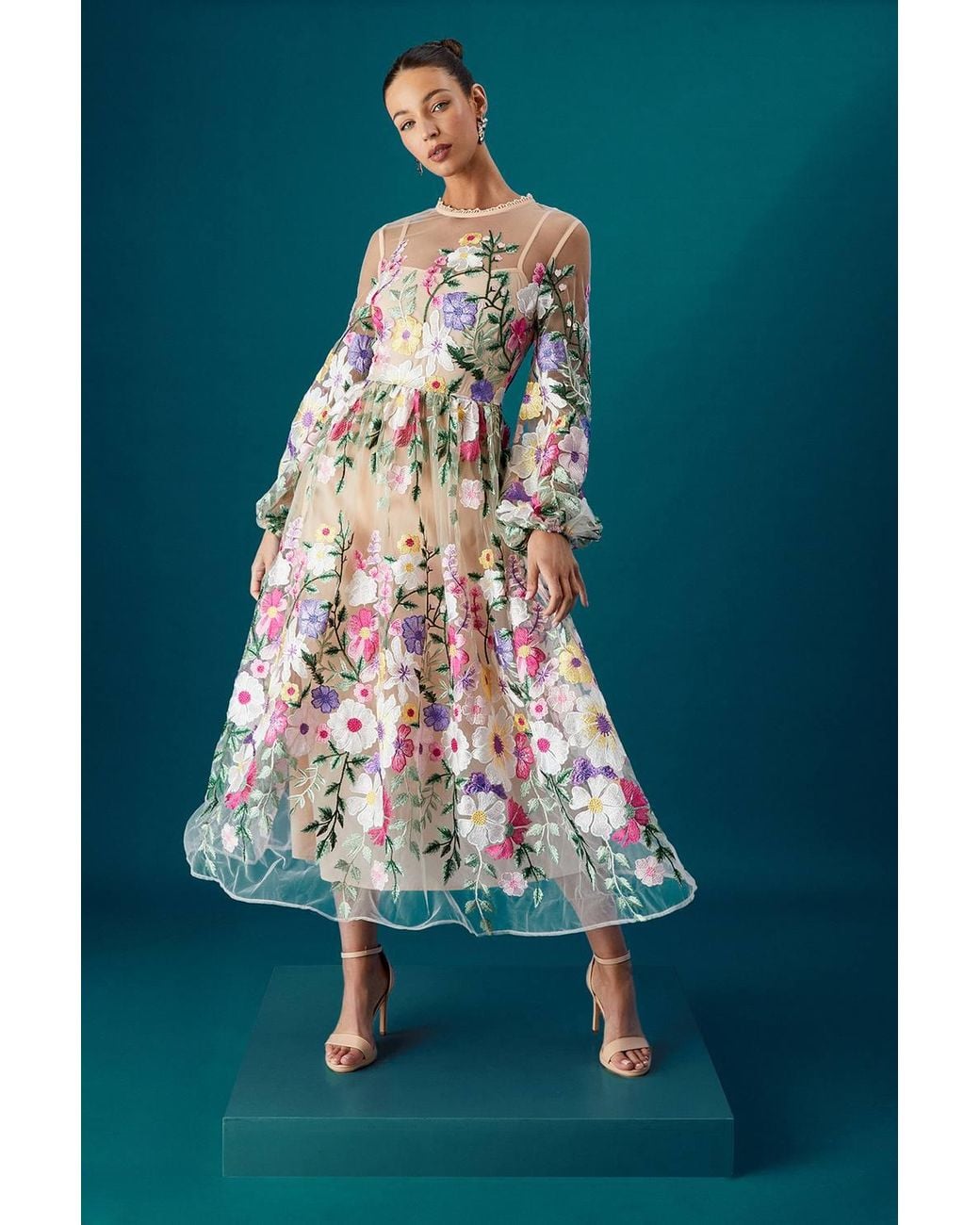 coast all over embroidered maxi dress Rent Coast All Over Embroidered Maxi Dress