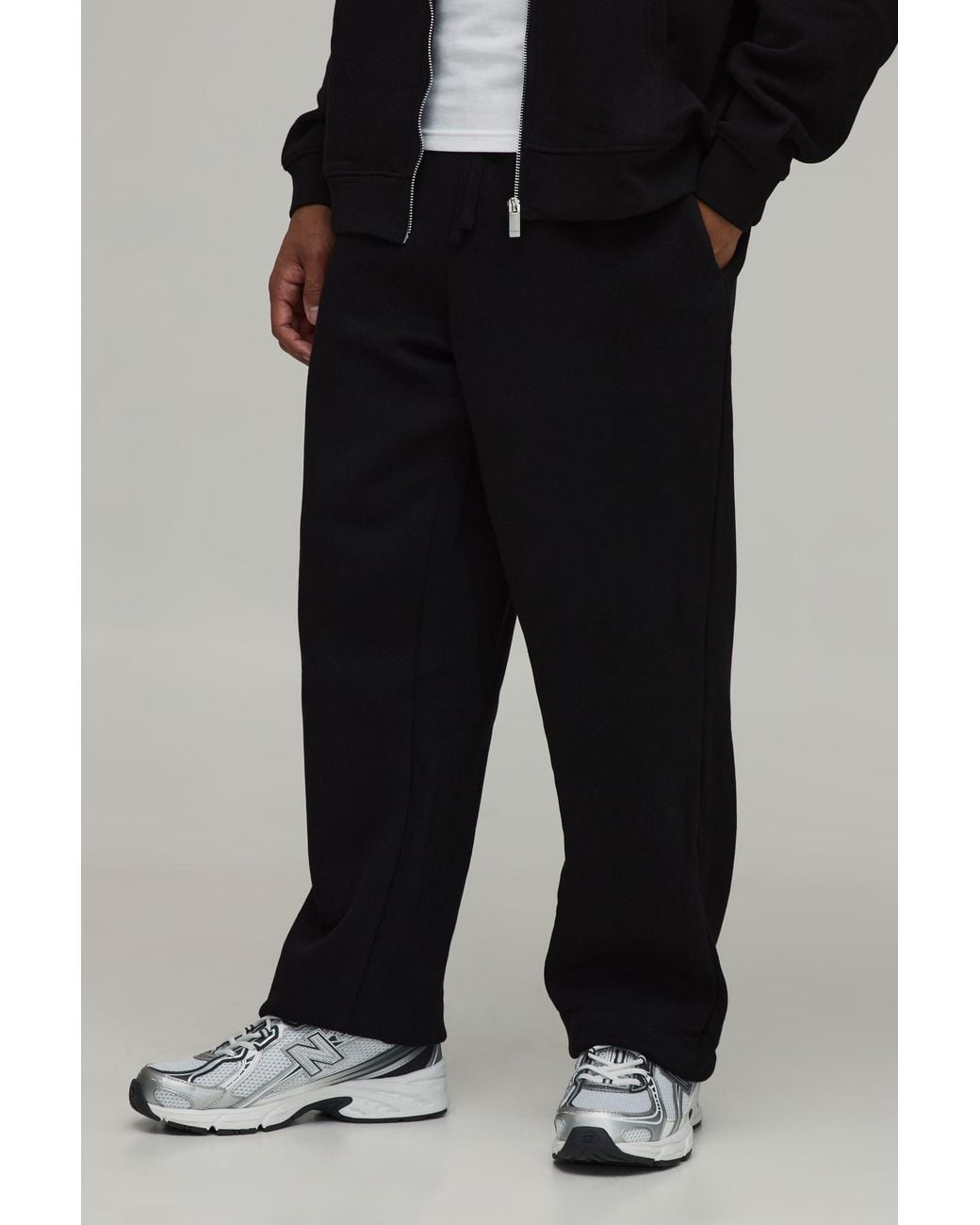 BoohooMAN Basic Oversize Jogginghose in Blue für Herren