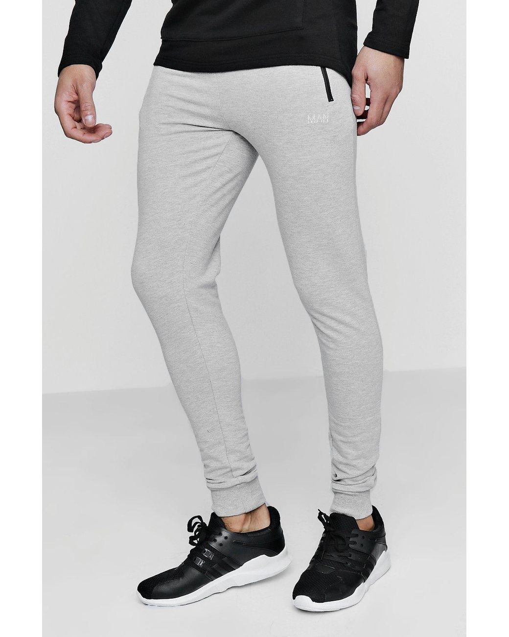 grey boohooman joggers
