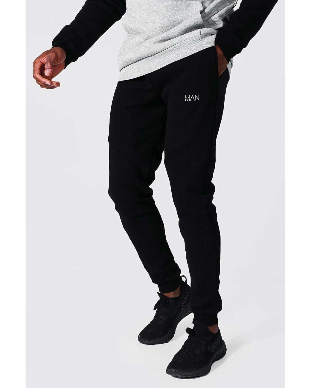 boohooman utility joggers
