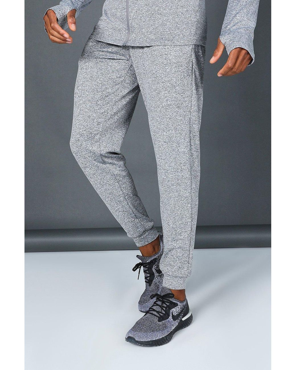 boohooman grey joggers