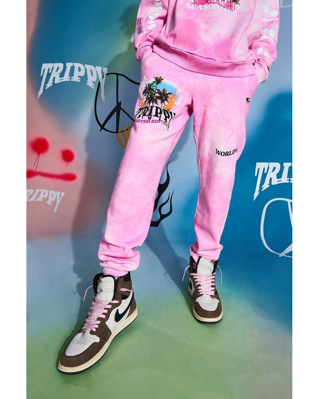 trippy track joggers
