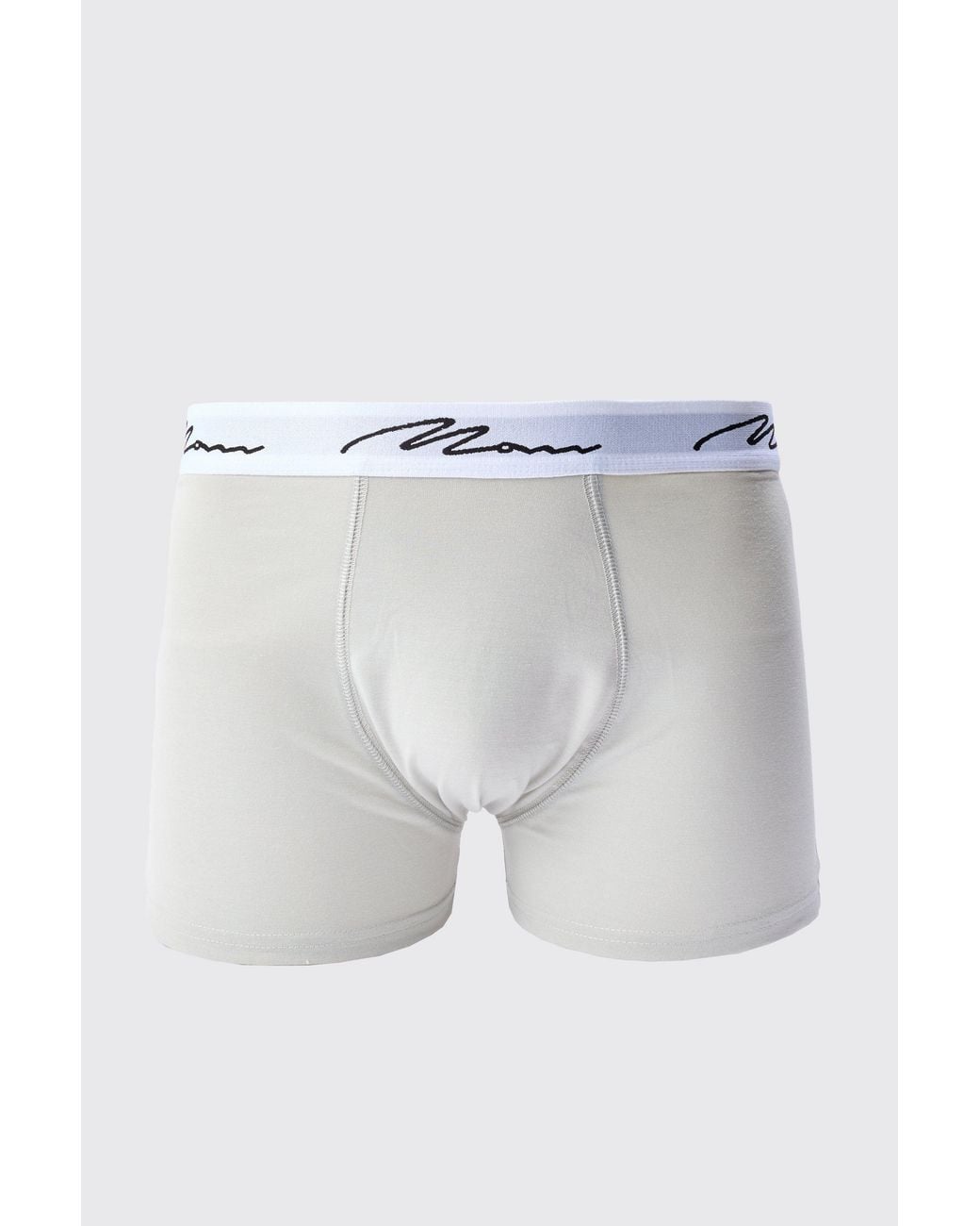 BoohooMAN Blue 7 Pack Mixed Colour Trunks for men