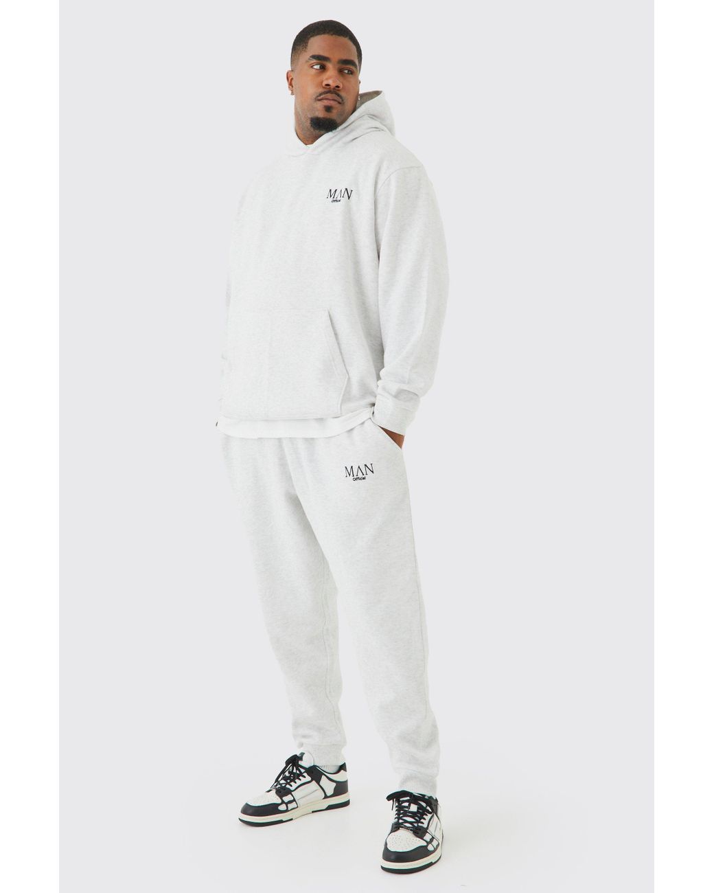 BoohooMAN Plus Man Basic Hooded Tracksuit for Men Lyst