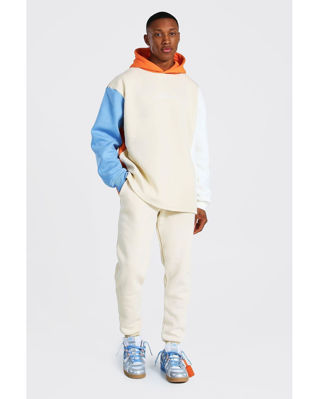 boohooman oversized tracksuit