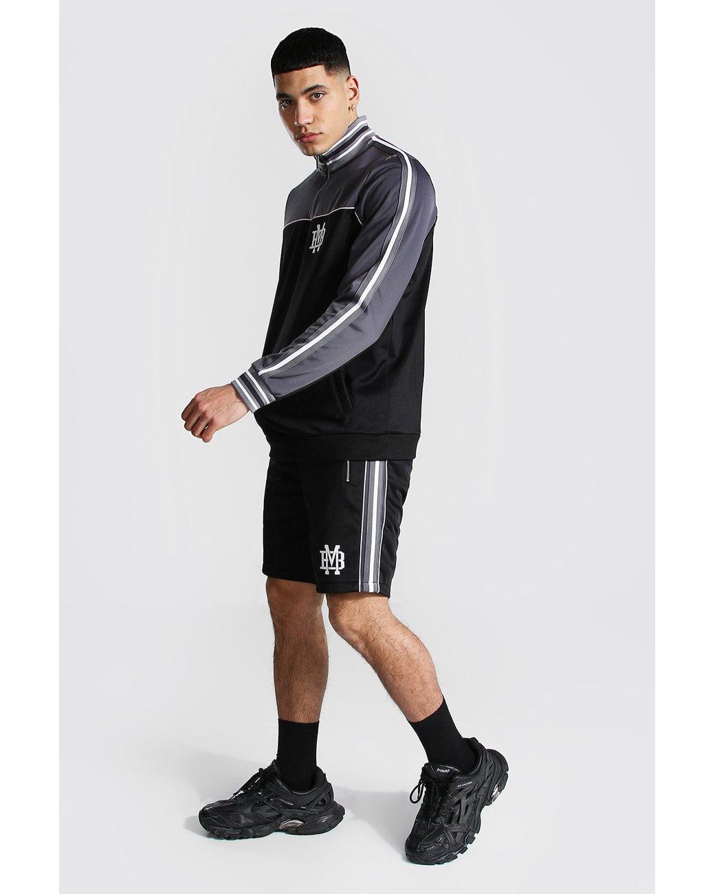 boohooman tricot joggers