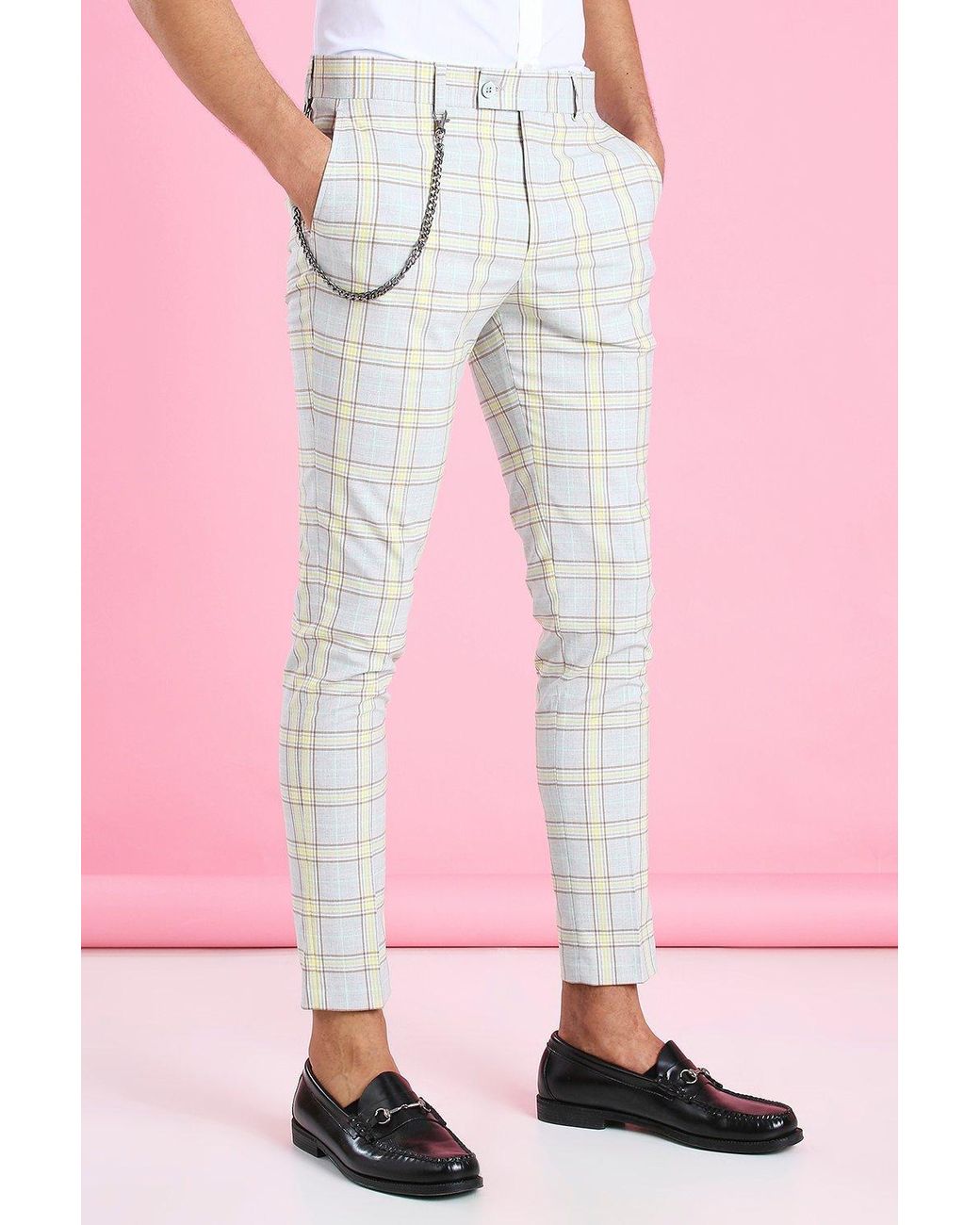 skinny flannel pants