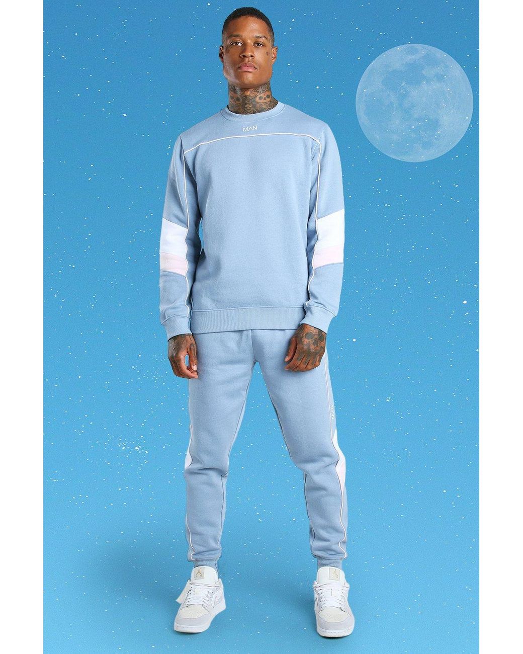 boohooman sweater tracksuit