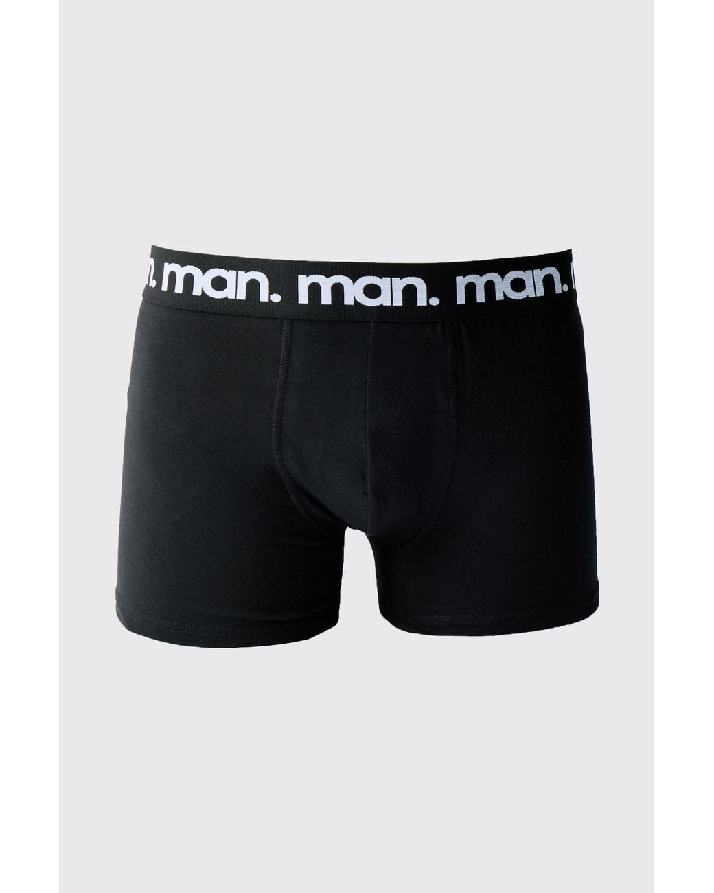 BoohooMAN Black 5 Pack Boxers for men