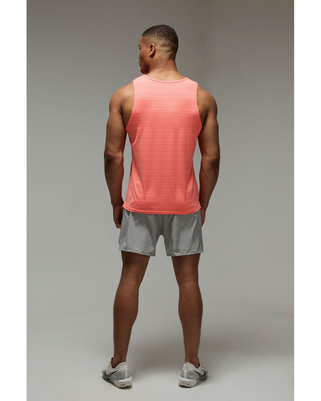 BoohooMAN Black Man Active Engineered Performance Regular Fit Vest for men